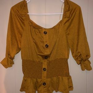 Mustard Blouse